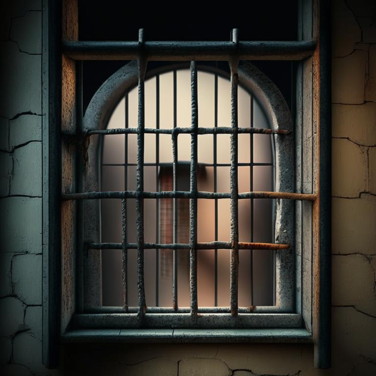 На картинке изображено Тюремное окно. За пропаганду наркотиков будет грозить лишение свободы до двух лет