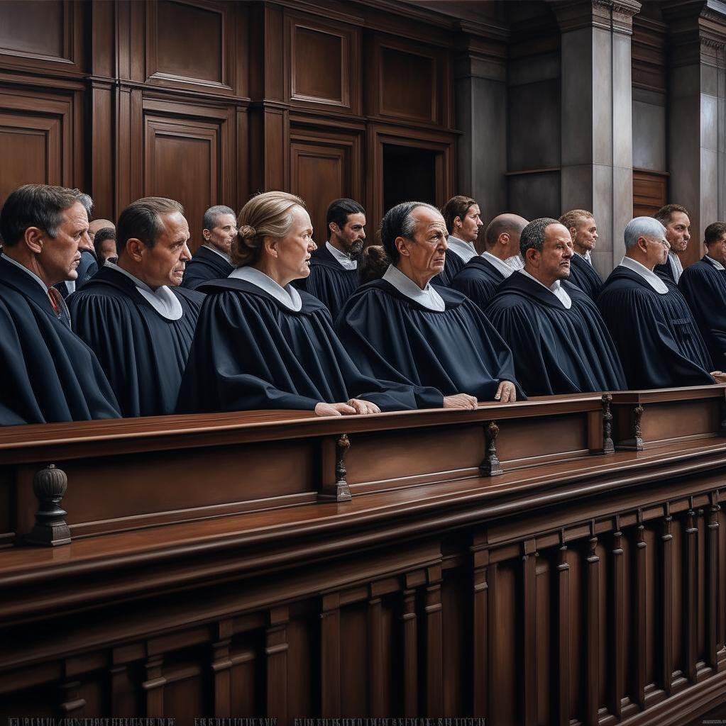 На картинке изображено Верховный Суд объяснил, как рассматривать жалобы граждан на отписки чиновников В зале судебного заседания сидят судьи